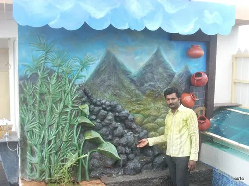 Waterfall & fountain installation